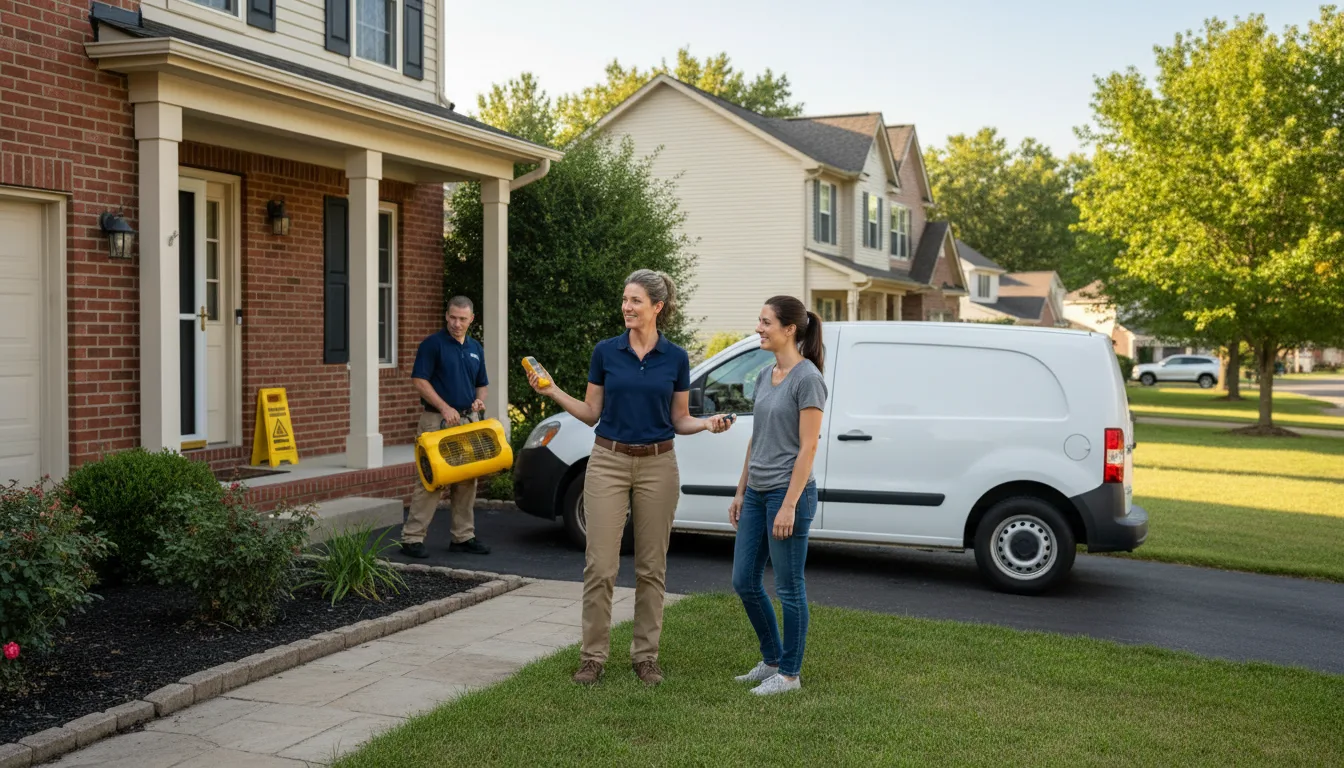 Water restoration image for Dehumidification And Cleanup Services in Grandin, ND